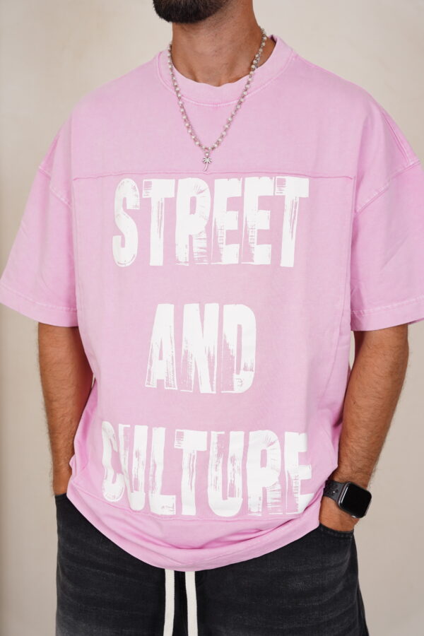 חולצה 'STREET' ורוד