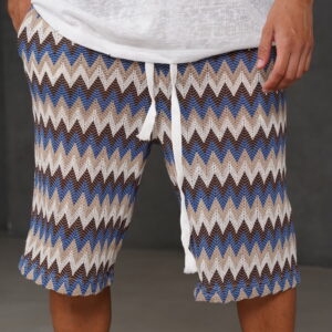 מכנס 'ZIGZAG' כחול