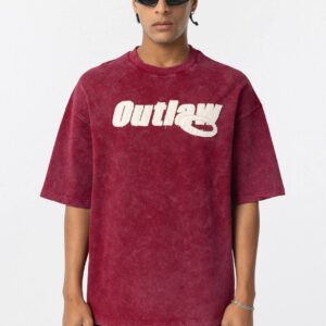 חולצה 'OUTLAW' אדום