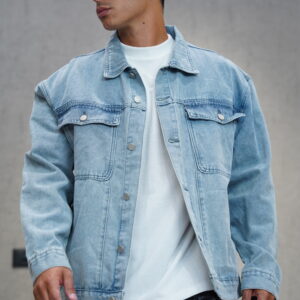 גקט גינס 'BOM' תכלת