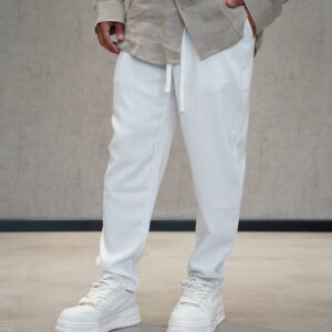 מכנס פשתן לבן