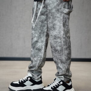 גינס קורדרוי אפור וואש