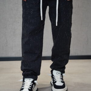 גינס 'CUT' שחור