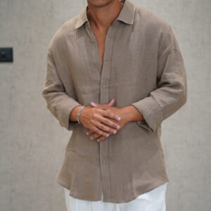 מכותפרת פשתן פרימיום חום