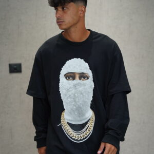 חולצה 'MASK' שרוול כפול