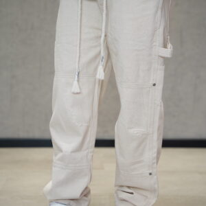 מכנס 'JOG' שמנת