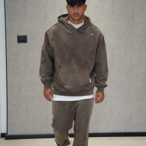 חליפת קרעים חום