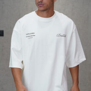 חולצה 'FEARLESS' שמנת