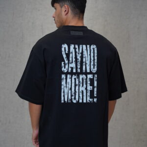 חולצה 'SAY' שחור