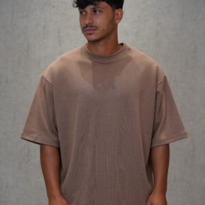 חולצה בייסיק חום