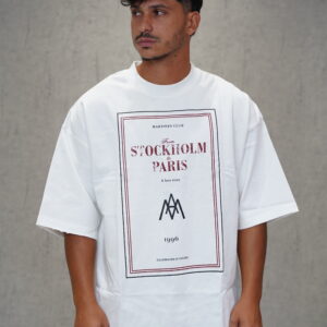 חולצה 'STOCKHOLM' לבן